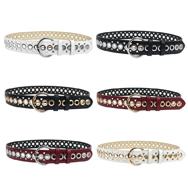 Skinny Waist Chain Unique Buckle PU Belt for Women Proms Stage and Club Party Casual Wear Elaborate Jewelry