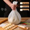 Silicone Kneading Bag: Food-Grade, Thickened, with Ties for Dough Rolling & Storage - Essential Kitchen Baking Tool