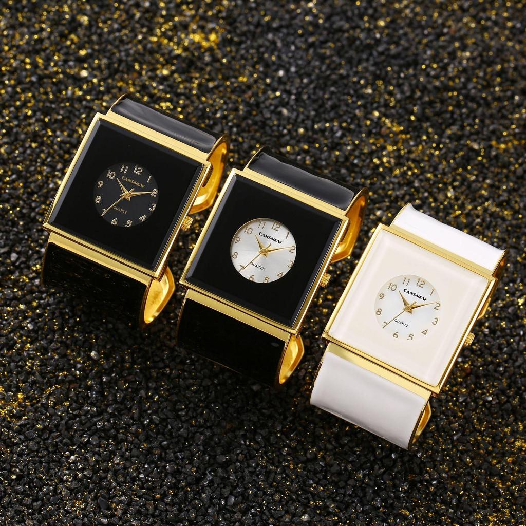 New Fashionable Women's Bangle Watch Ladies' Square Watch