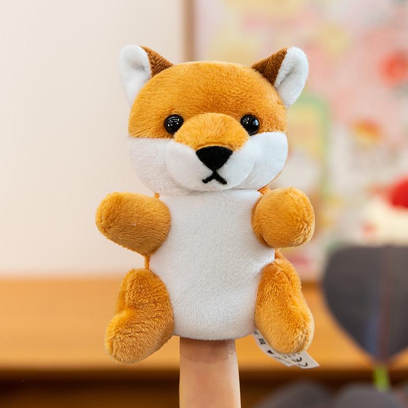 Cartoon Animal Finger Puppet Set: Plush Toy for Parent-Child Interaction & Storytelling