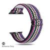 Cinturino in Nylon per Apple watch band 44mm 40mm 38mm 42mm ultra 2 49mm SOLO bracciale correa iwatch series 9 7 SE 6 5 4 8 45mm 41mm