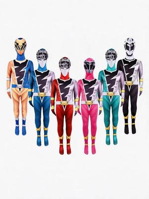 Kids' Halloween Anime Character Costume - Ryusoulger Sentai Kyoryuger Jumpsuit