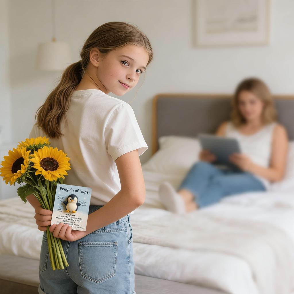Animal Pocket Hug Gift, A Hug And A Friend Of In Your Pocket, Comes With An Encouraging Greeting Card.