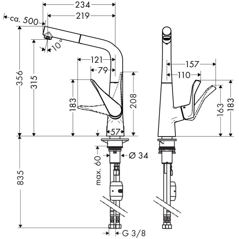 

Kitchen Faucet Hansgrohe 14 821 000