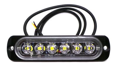 Feu de recul 6 LED 12V-24V, blanc, Off-Road
