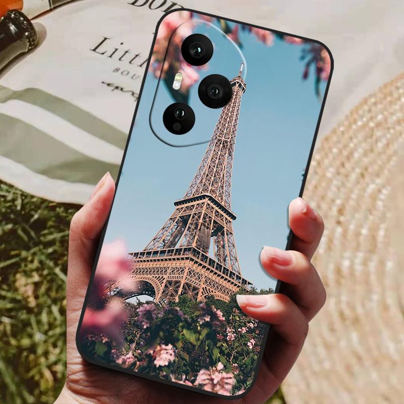 For Honor 400 Pro Case Soft Silicone Cover Black Bumper TPU For Honor 400 Pro 5G Case Honor400 Global Funda Phone Cases Cover