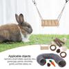 Hamster Chew Toy Set Natural Wooden Hamster Toys And Accessories For Cage Guinea Pig 11Pcs Chew Toy Teeth Small Animal Toy