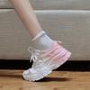 Peach powder gradual change dad shoes ins tide autumn shoes students high value campus casual shoes