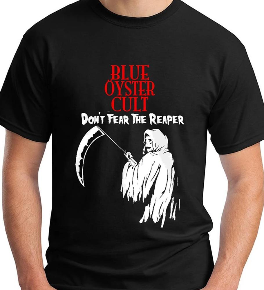 

Blue Oyster Cult band dont fear the reaper T-shirt Black Tee S-5XL 1T87 Unisex T-Shirt XXL