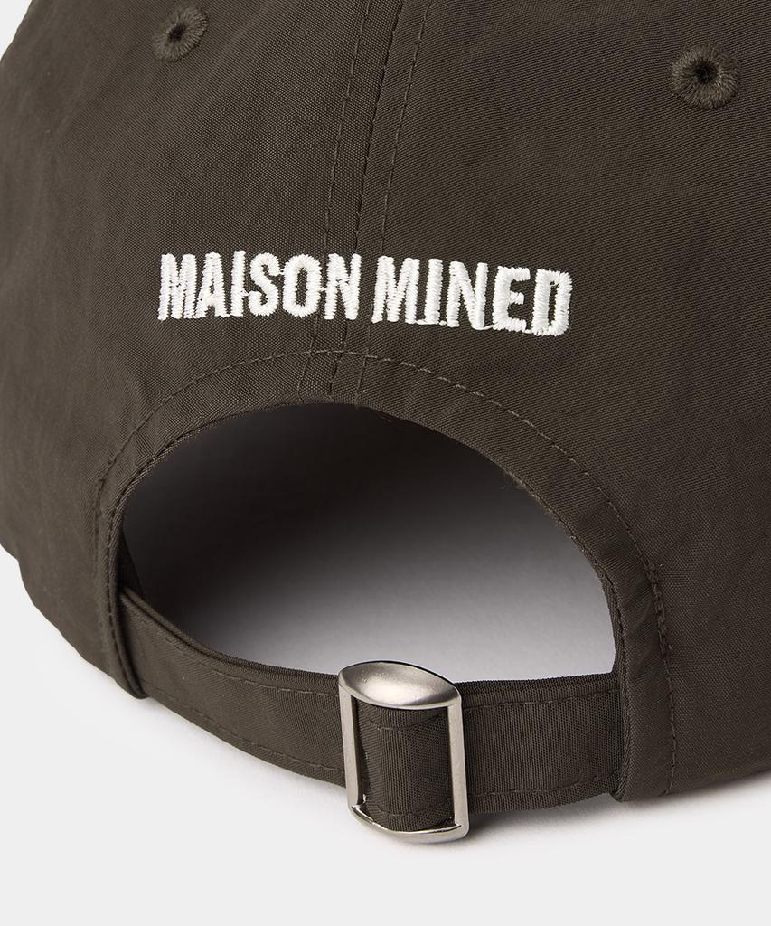 MAISON MINED Nylon Trucker Cap Brown