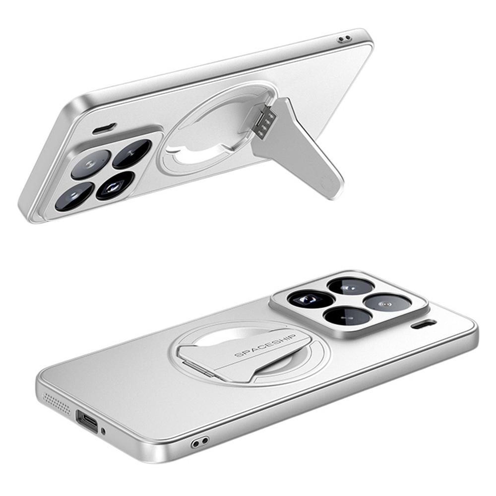 For Xiaomi 15 Pro Case Compatible with MagSafe Hidden Kickstand Skin-Feel Matte PC TPU Phone Back Cover
