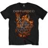 Disturbed TShirt Burning Belief Band Official New Black Unisex T-Shirt