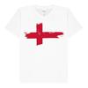 Unisex Adult England Flag Cotton Football T-Shirt
