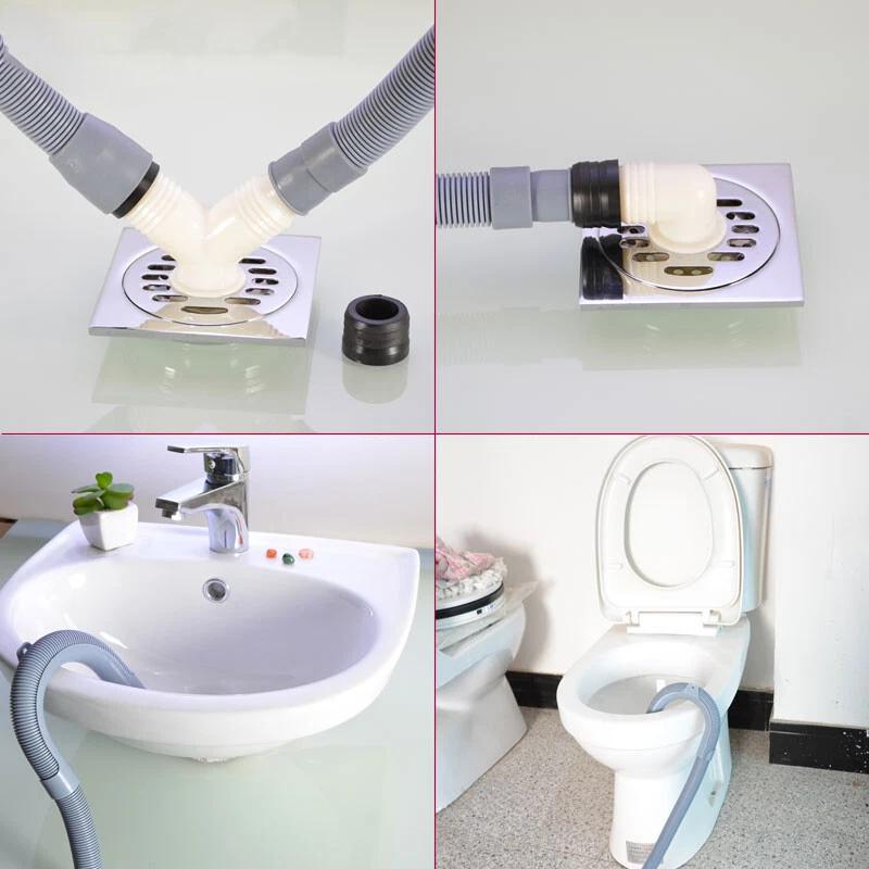 1.5/2/3/4 Metre Washing Machine Drain Hose Extension Pipe Sewer Outlet Tube Sewage Pipe Outlet Hose