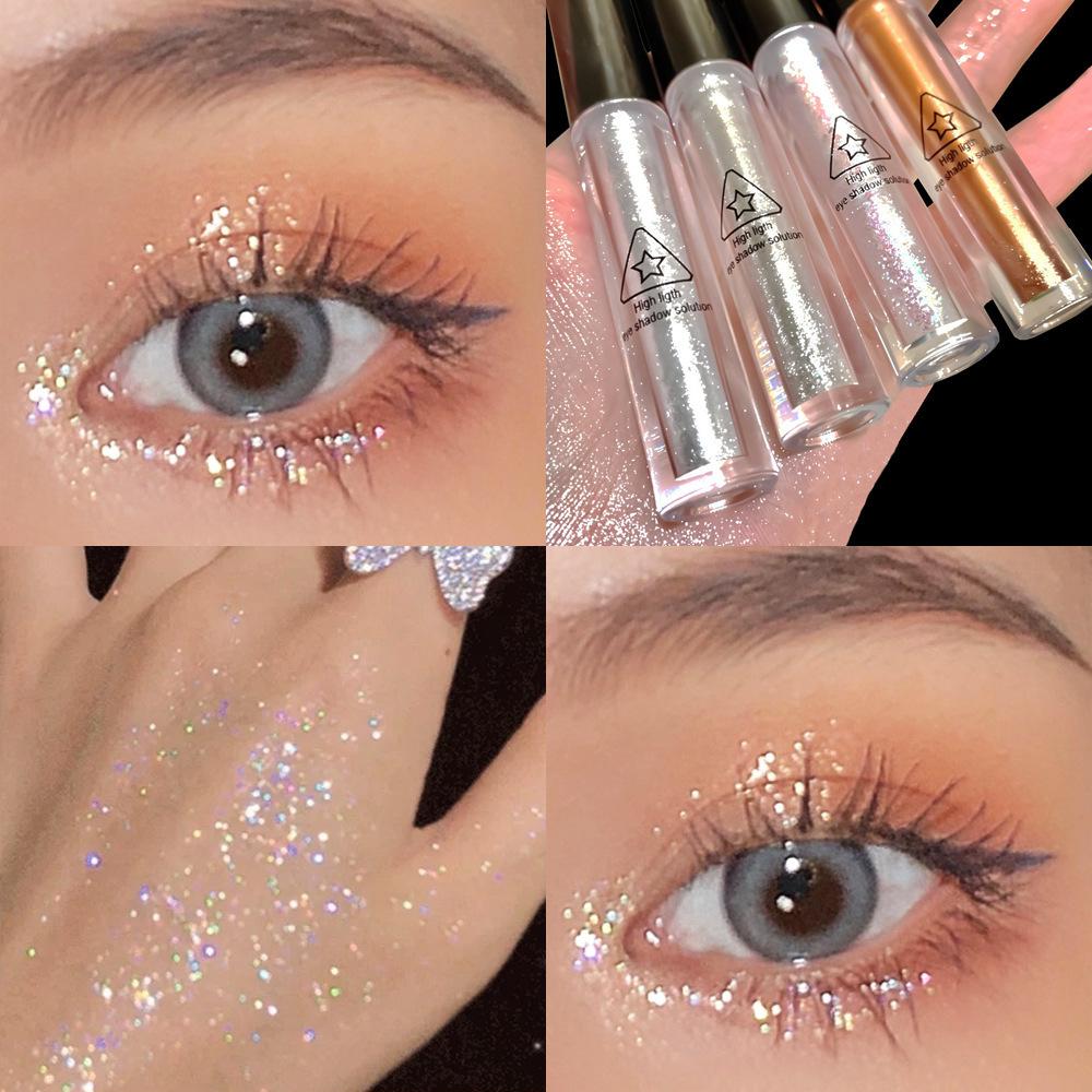 Skysti akių šešėliai One Drop lacrimal Glitter Glitter ir polarizing Monochrome highlighter Eyeshadow Solution