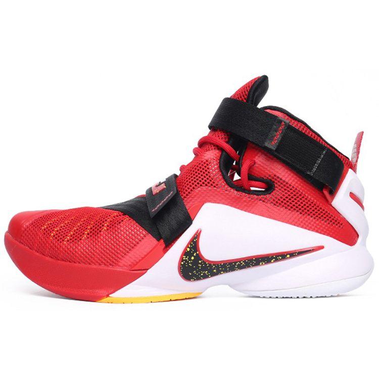 

Nike Мужские кроссовки для баскетбола Zoom Soldier 9 LeBron EP Черно-красные 749420-606 45