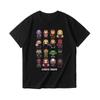 2025 Marvel Avengers Printed Joint T-shirt Men's and Women's Summer American New Large Size Loose Casual Trend Short-sleeved Top
