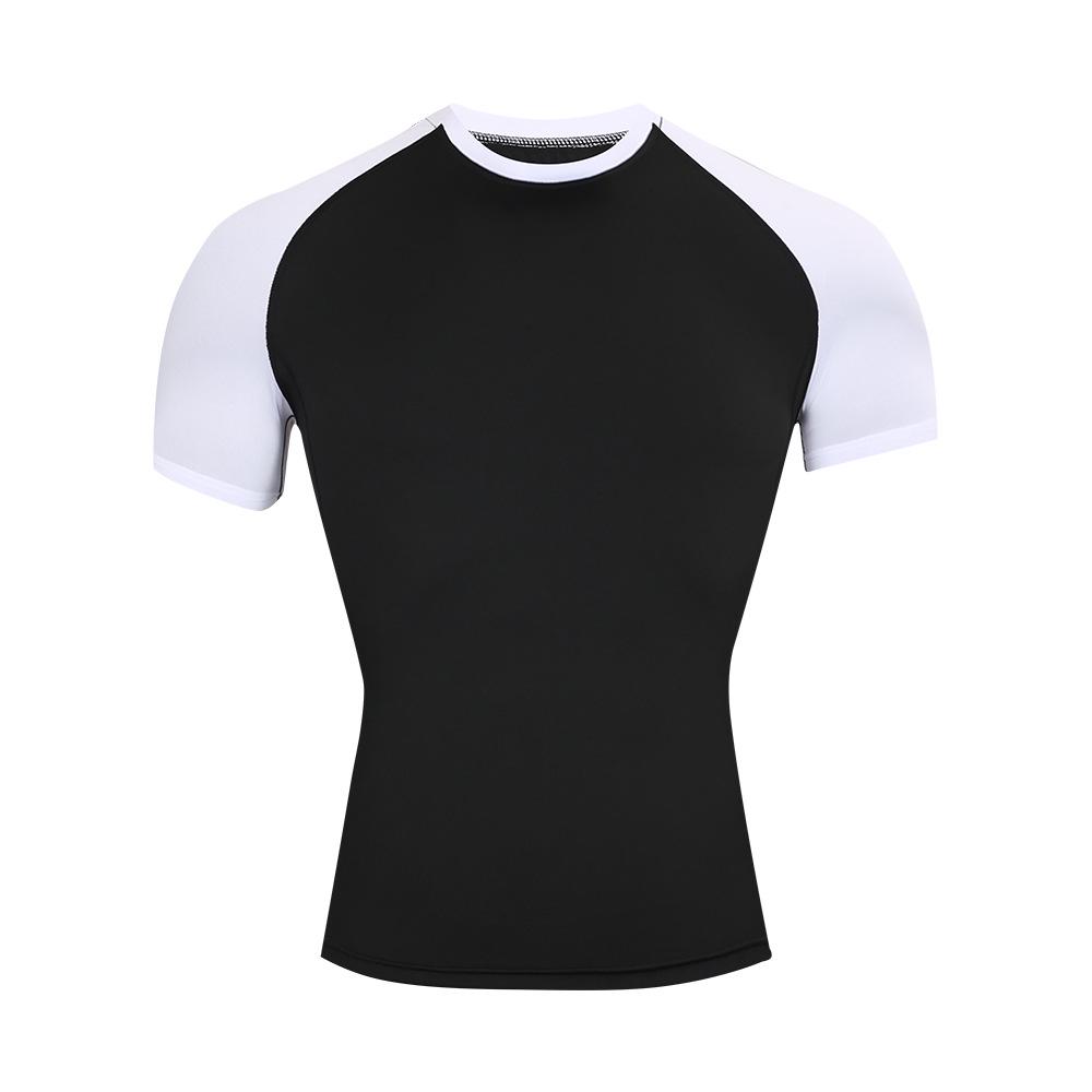 Men's Quick-Dry Sports Compression T-Shirt - Breathable, Elastic, Short Sleeve Fitness Wear