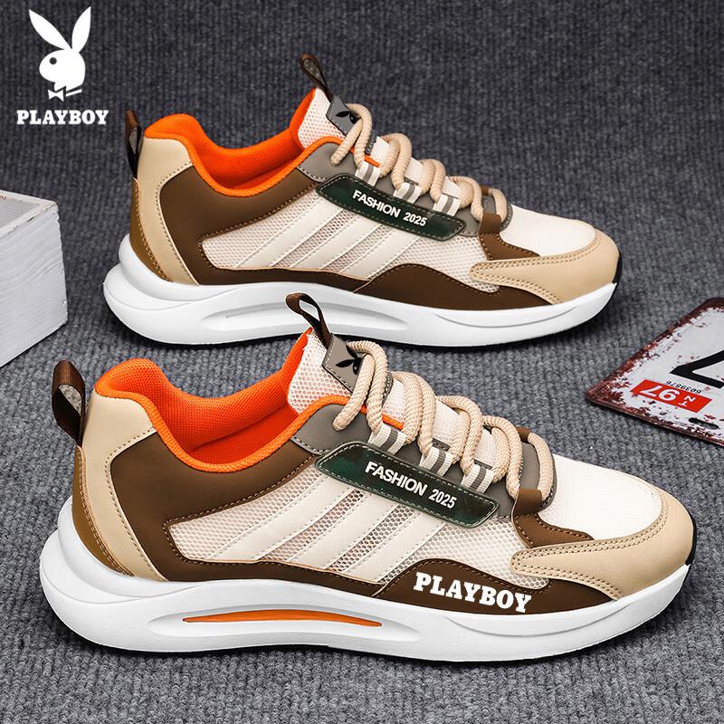 PLAYBOY Men s Mesh Casual Sport Shoes 42