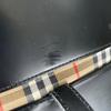 BURBERRY Nova Check Handbag black Women used