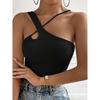 Slim and Sexy Cut-out Vest Silm Sexy Cutout Ultra-Short Camisole for Women