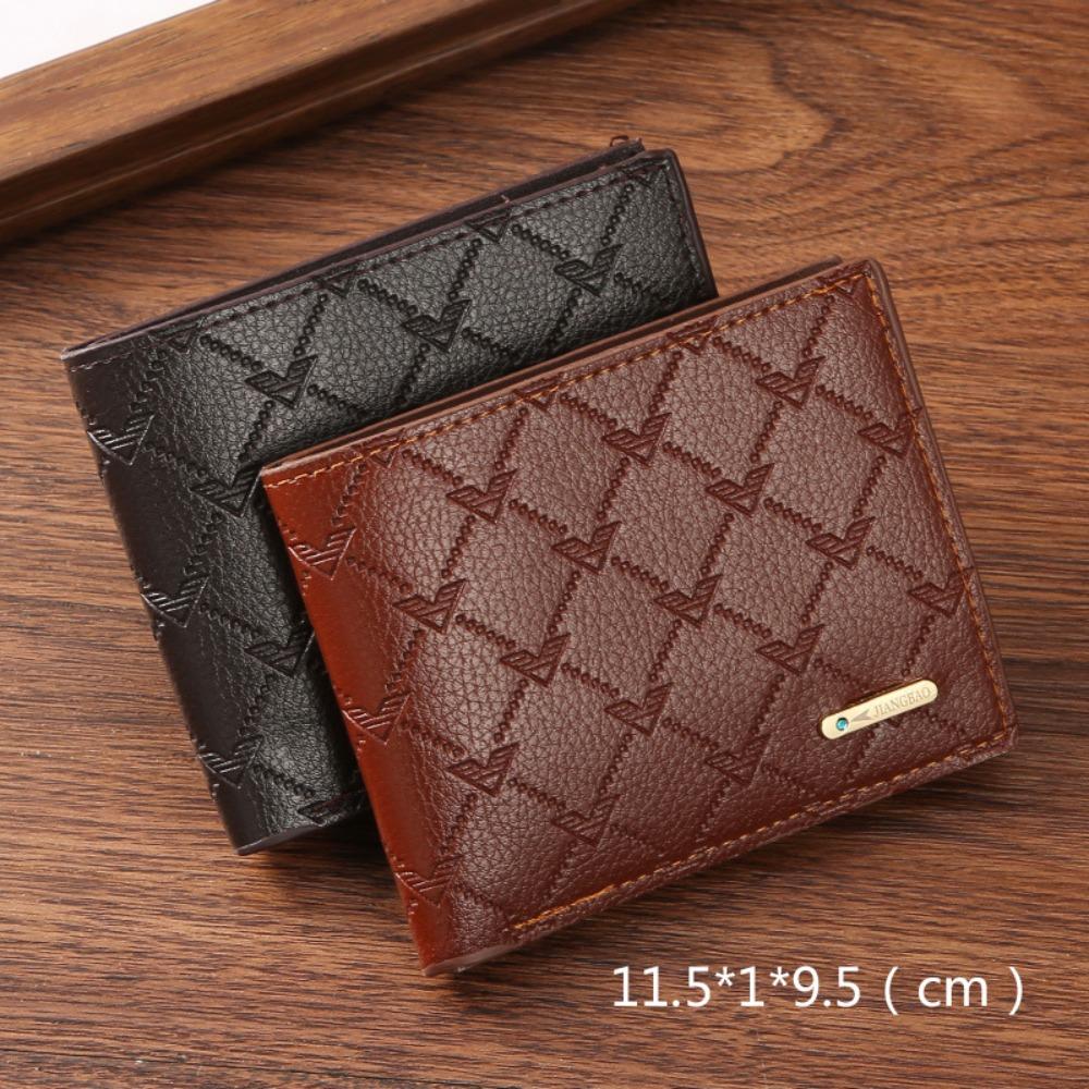 Pu Change, Wallet, Card Bag, Men's Wallet, Short Model, Wholesale From The Source Manufacturer, Men's Short Model.
