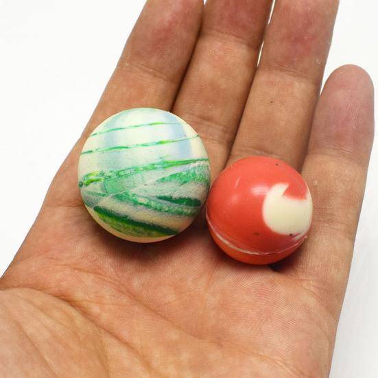 10 szt. Różne kolory 25/30 mm Gumowe Piłeczki Odbijające do Automatu z Piłeczkami