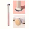[Professional Kabuki Brush] Professional Mini Kabuki Brush - Angled Flat Top Concealer & Contour Brush | Small Precision Brush for Blending,
