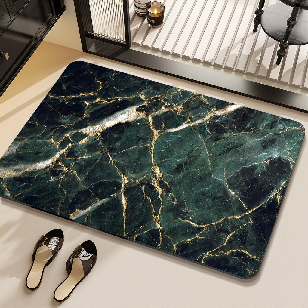 Nordic Gilt Pebble Bathroom Decorative Floor Mat Absorbent Bathroom Floor Mat Diatom Mud Floor Mat Absorbent Floor Mat