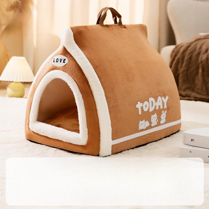Autumn and Winter New Cat Nest  Cat Snow House  Cat Bed, Cat House  Fully Enclosed Warm Dog House  Dog House  Dog Bed  Pet Supplies