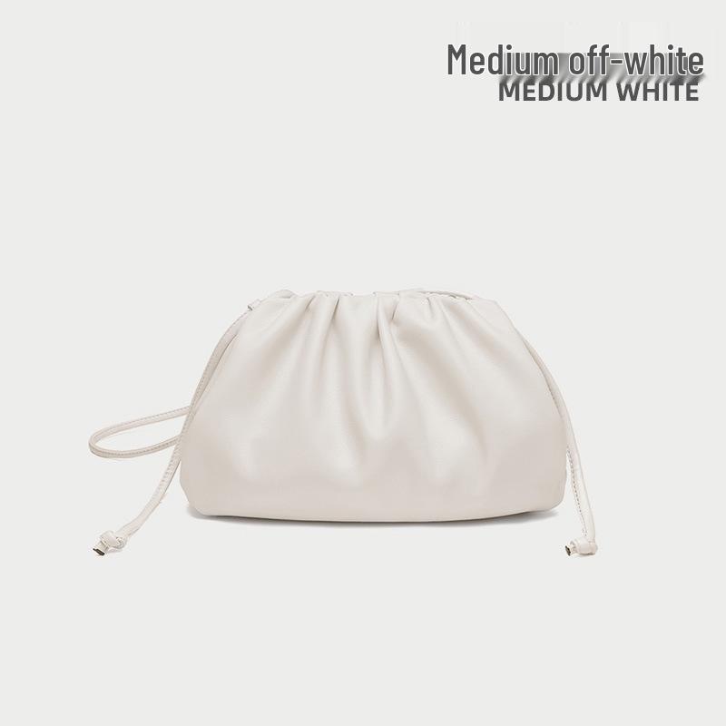 High-End Textured Cloud Dumpling Women's Shoulder Bag - Niche Pleated Design