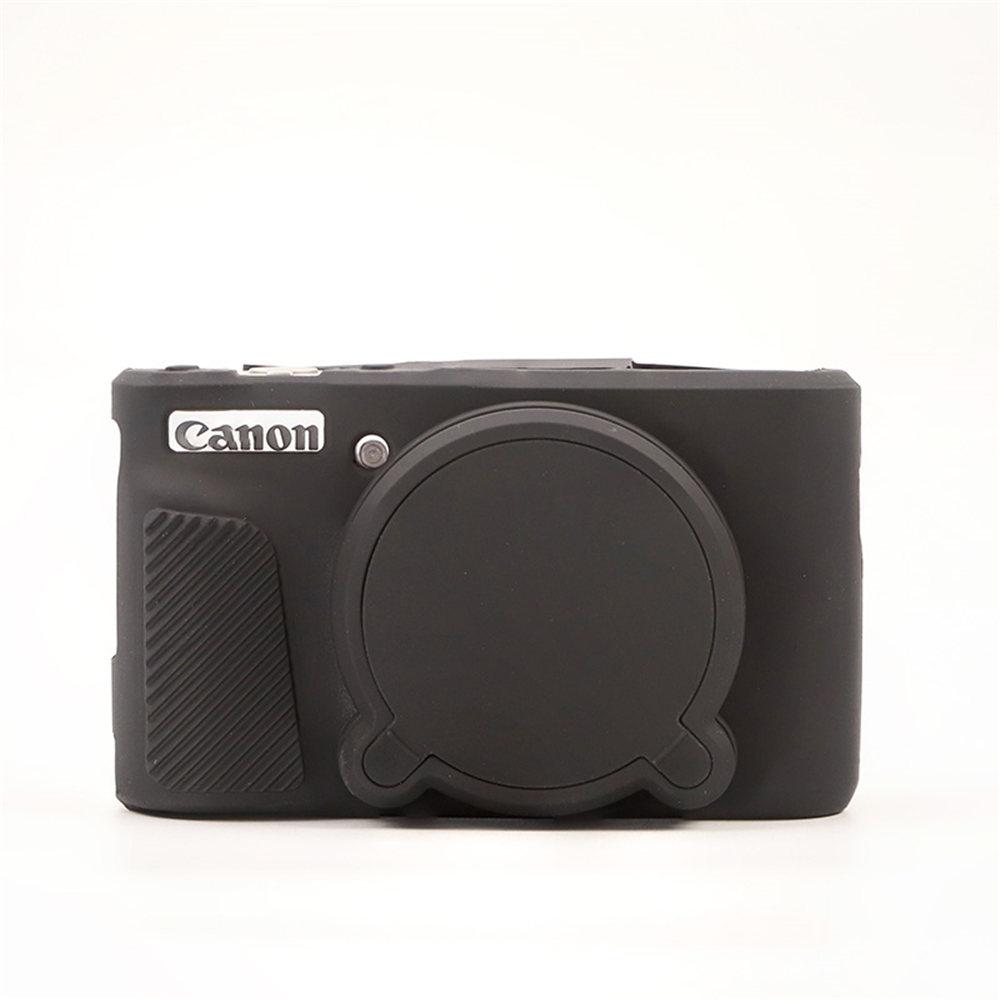 For SX740HS SX730HS Soft Rubber Silicone Case For Canon PowerShot SX740 HS SX730 Armor Body Cover Skin With Len Protector