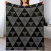 TriPattern Throw Blanket Elegant Warm Throw Blanket for Hotel Home