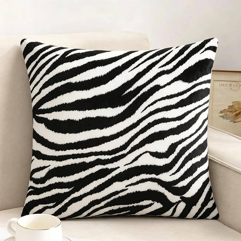 45x45cm Home Decor Animal Print Pillow Cover Leopard Tiger Zebra Cattle Cushion Cover for Living Room Sofa Decor Pillowcase