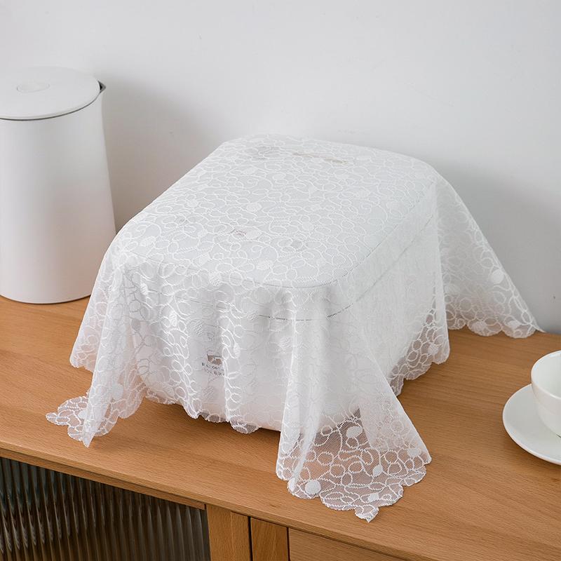 Universal Rice Cooker Dust Cover Air Fryer Cover Lace Rice Pot Cover Kitchen Electric Pressure Cooker Protector Dustproof Cover