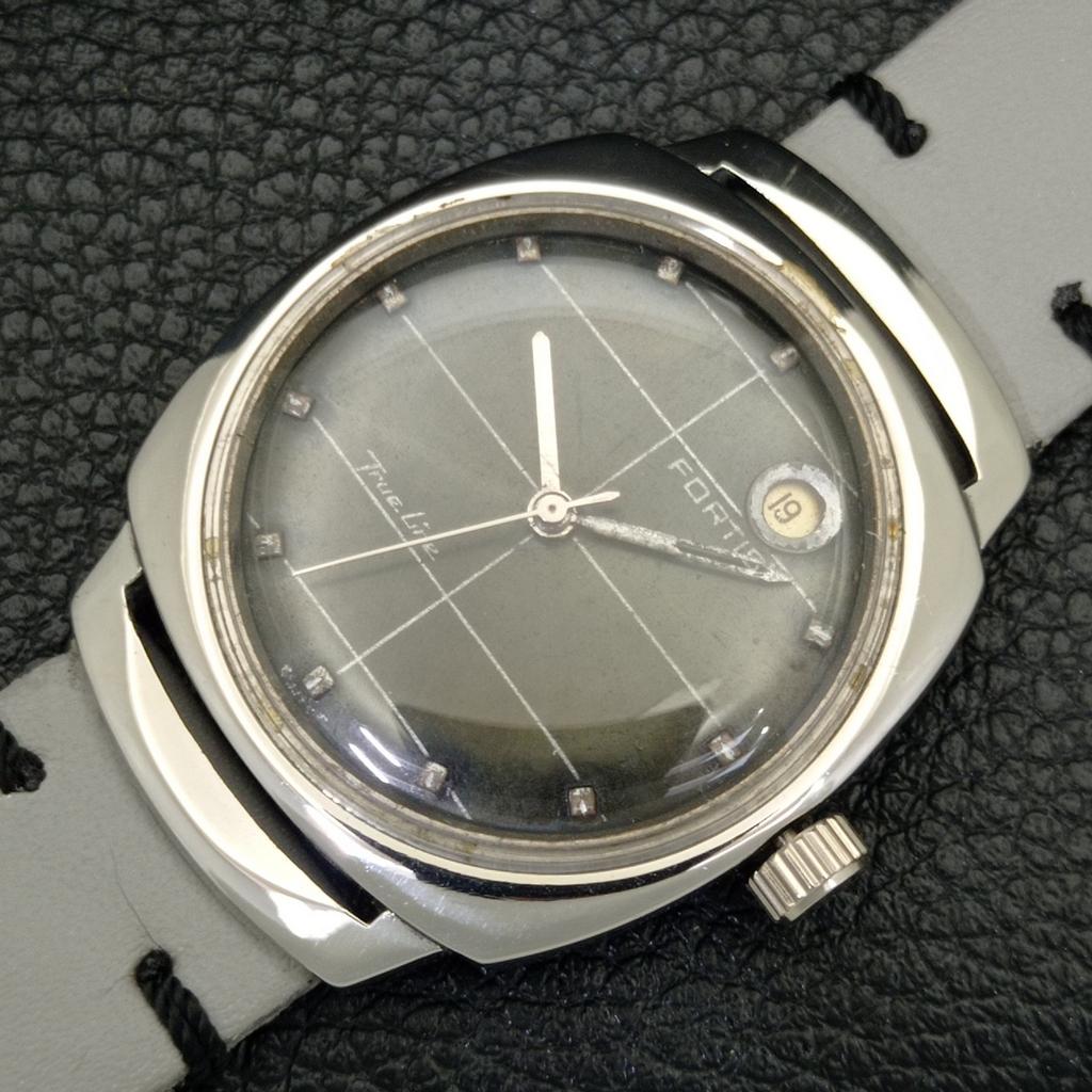 RELOJ DE HOMBRE AUTOMÁTICO VINTAGE FORTIS TRUELINE SUIZO ESFERA ORIGINAL a700339-5 R202-a700339
