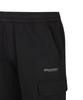 DISCOVERY EXPEDITION Men'S Tech Knit Training Loose Tapered Cargo Jogger Pants (Black)