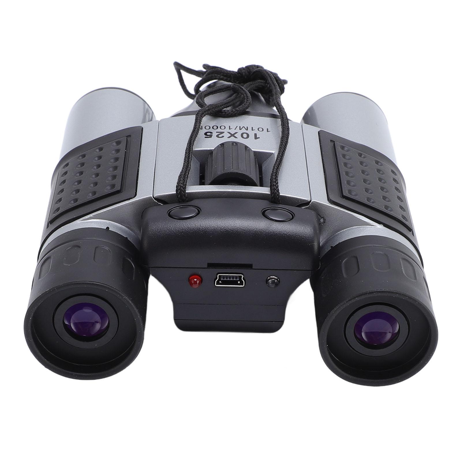 

Цифровий бінокль 10x25 HD Відео Фотокамера 10-кратне збільшення Ручний телескоп з 32 ГБ