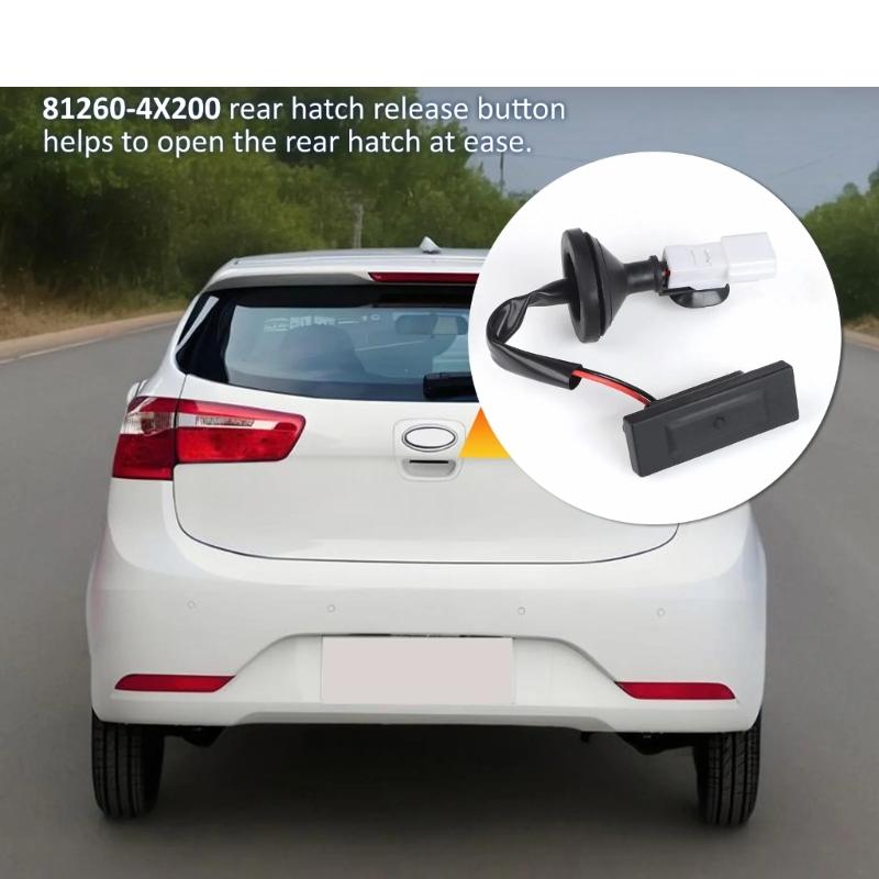 Efficient High Durability Rear Trunk Lid Opener Release Switch 81260-4X200 81260-1R000 81260-1W220 High Strength Plastic