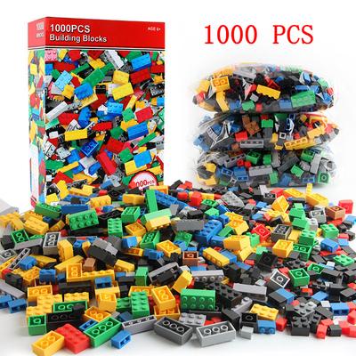 DIY 1000pcs Classic Parts Model Building Blocks Educational Kits Pieces Urban Creative Toys For Adults Design Creativity
