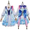 Genshin Impact COS Kamisato Ayaka Skin Huashi Letter Skirt Cosplay Girl Princess Anime Costume