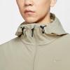Nike Giacca Uomo Unlimited As M Nk Rpl Jkt Logo con Cappuccio e Zip a Maniche Lunghe Giacca Beige FB7552-251