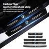 Car Door Sill Anti Collision Protect Strip Carbon Fiber Sticker For BMW M Performance Alpina M3 M5 M6 X1 X3 X4 X5 G20