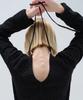 Daiaegeuneol V Neck Lace Up Knit (Black)