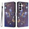 For Samsung Galaxy S26/S26 Pro Case Pattern Print PU Leather Wallet Phone Cover with Wrist Strap