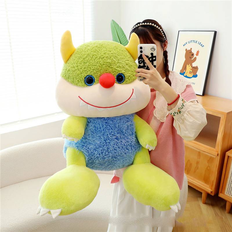 

Плюшевая мультяшная игрушка-монстр, мягкая кукла, декоративные подушки, украшение, детский подарок, день рождения 20cm/7.87in зелёный