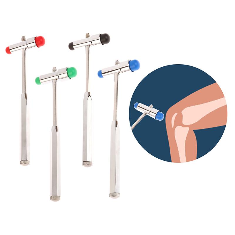 1 Stück Doppelkopf Neurologischer Massagehammer Multifunktionaler Perkussor Diagnostischer Reflex-Perkussionshammer Reflexhammer