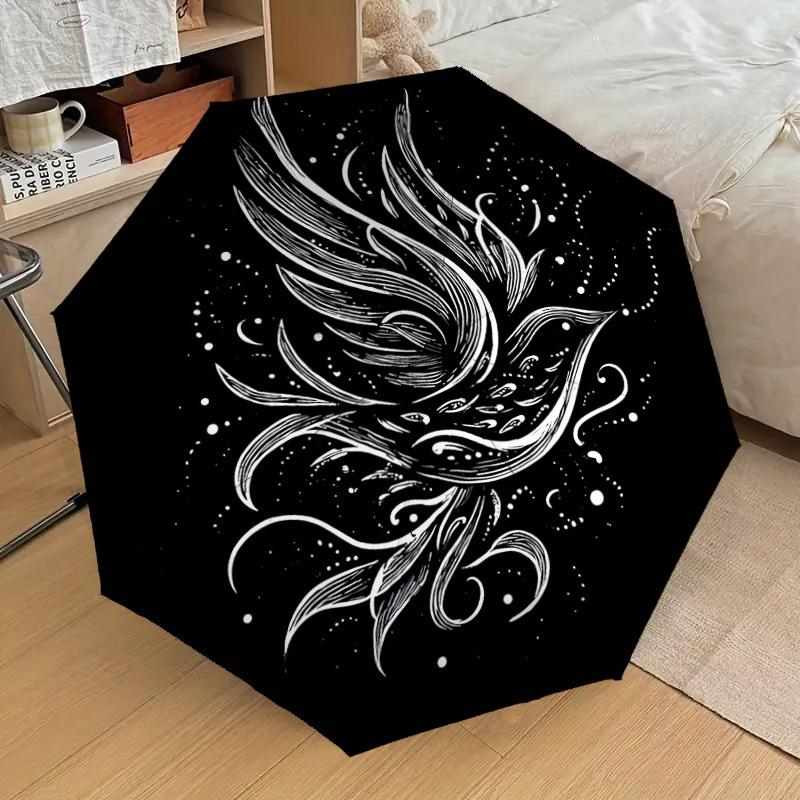 1pc Wings Space Pattern Umbrella Design Automatic Opening and Closing Umbrella, High-quality Travel Umbrella, Lightweight and Portable, -32