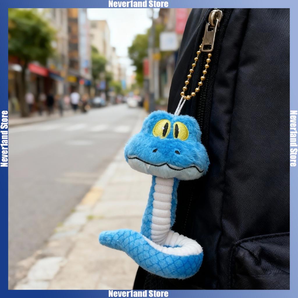 Süßer Zootopia Gary Anhänger Schlüsselanhänger Cartoon Gary Schlange Bewegliches Plüschtier Actionfigur Taschendekoration Weihnachtsgeschenk