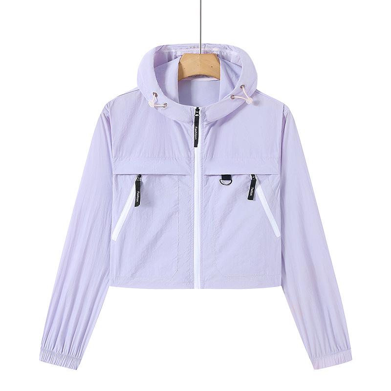 2025 Premium Summer Sun Protection Hooded Ice Silk Jacket for Men, Women & Couples - Breathable Outdoor Sportswear.